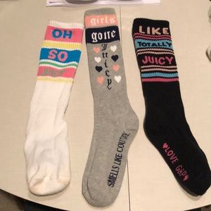 Juicy Couture Tube Socks